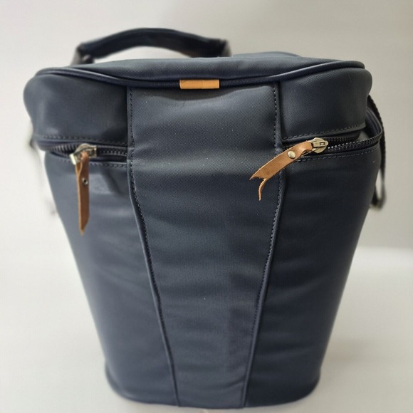 Vintage Jon Hart NAVY Insulated Cooler ICE CHEST‎ Canvas - Picture 9 of 15